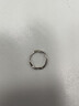 耳釘純銀正品999耳環(huán)圈圈養耳洞耳圈耳扣氣質(zhì)銀耳釘耳骨圈銀耳飾 14mm足銀耳圈一對【百搭】 曬單實(shí)拍圖