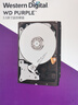 西部數據（WD）4TB 監控級機械硬盤(pán) WD Purple 西數紫盤(pán) SATA 256MB CMR垂直 安防存儲 3.5英寸 WD43PURZ 曬單實(shí)拍圖