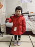 戴維貝拉（DAVE＆BELLA）童羽絨服冬裝男童女童輕薄羽絨服寶寶連帽外衣 曬單實(shí)拍圖