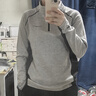 onmygame【糯糯家族】?jì)和L(cháng)袖T恤秋款軟糯親膚男童女童打底衫 云霧灰【無(wú)拇指孔】 160 曬單實(shí)拍圖