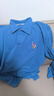 U.S. POLO ASSN.polo衫男翻領(lǐng)秋季商務(wù)休閑長(cháng)袖上衣爸爸裝t恤 寶藍色 XXL  曬單實(shí)拍圖
