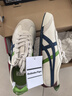 Onitsuka Tiger鬼塚虎經(jīng)典舒適復古MEXICO 66?男女款輕便百搭運動(dòng)休閑鞋 米白色/藍色 37.5 曬單實(shí)拍圖