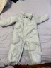乖奇熊嬰幼兒三防連體衣秋冬保暖寶寶輕薄羽絨服圍脖哈衣爬服外出拜年服 暮色藍(lán)/星月奇遇 80 曬單實(shí)拍圖