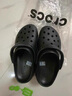 卡駱馳（crocs）經(jīng)典云朵Clog女沙灘洞洞鞋涼拖鞋206750 206750-001  35  曬單實(shí)拍圖