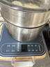 摩飛電器（Morphyrichards）電磁爐家用 大功率電磁爐IH變頻智能一體電炒鍋加熱爆炒菜火鍋新款電磁灶大面板 椰奶白 曬單實(shí)拍圖