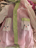 lemonkid兒童雨衣男女童小學(xué)生雨披帶書(shū)包位寶寶上學(xué)防雨服 草莓奶油粉2XL 曬單實(shí)拍圖