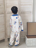 巴帝巴帝秋冬新款純棉嬰幼兒男童家居服套裝寬松舒適透氣 遨游太空 120 曬單實(shí)拍圖