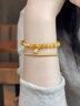 周大金 CHOW TAI KING正品帝王虎眼石手串女款輕奢吸金轉運手飾情人節生日禮物送女朋友 帝王虎眼石手串6MM【空運次日達】 曬單實(shí)拍圖