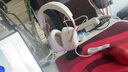 極度未知（HYPERX）颶風(fēng)2颶風(fēng)3云雀2阿爾法游戲耳機(jī)電競耳機(jī)有線筆記本電腦手機(jī)fps吃雞csgo游戲耳麥 颶風(fēng)3有線霧光粉【備件庫包裝破損】 曬單實(shí)拍圖