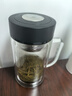富光大容量高硼硅雙層玻璃杯帶茶隔加厚水杯子帶把泡茶杯辦公杯 曬單實(shí)拍圖