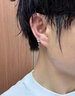 雍杰星星耳環(huán)男小眾設(shè)計(jì)高級(jí)感氣質(zhì)百搭耳釘獨(dú)特耳扣送生日禮物 星星耳環(huán)【單只】G395 曬單實(shí)拍圖