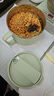 京東京造 泡面碗 上班族304不銹鋼飯盒小學(xué)生雙層防燙1.3L白色 配筷勺 曬單實(shí)拍圖