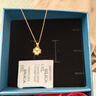 中國黃金（CHINA GOLD）黃金項鏈女足金四葉草吊墜結(jié)婚情人節(jié)送女友老婆媽媽生日禮物 足金吊墜+S925鏈+禮盒【約0.55-0.6】 曬單實拍圖