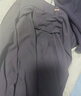 利郎青年商務(wù)男裝【周翔宇聯(lián)名】休閑褲男薄絨通勤闊版長(cháng)褲Q4DXK301 黑色 34 (175/86A) 曬單實(shí)拍圖