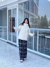 鴨鴨（YAYA）羽絨服女士2025冬季新品短款加厚休閑連帽百搭蓄熱鴨絨外套 米色 M (建議110-125斤) 曬單實(shí)拍圖
