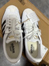 adidas「T頭鞋」VL COURT復古休閑板鞋德訓鞋男女阿迪達斯輕運動(dòng) 白色/黑色/灰色   42 曬單實(shí)拍圖