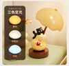 初見創(chuàng)意臺(tái)燈臥室床頭燈簡(jiǎn)約書桌中古風(fēng)法式氛圍感奶油抱抱梨子小夜燈 Good貓梨臺(tái)燈【觸摸調(diào)光】+禮盒 曬單實(shí)拍圖