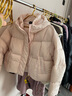 駱駝戶(hù)外羽絨服秋冬新款女款短款黑色小個(gè)子高蓬保暖面包服 曬單實(shí)拍圖