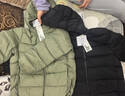 優(yōu)衣庫童裝男童女童高級輕型羽絨連帽外套帽子可拆卸471377 54 綠色 140 曬單實(shí)拍圖