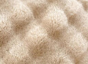 無(wú)印良品四件套牛奶絨仿兔毛絨套件牛奶絨床單被罩200*230cm-砂陶咖 曬單實(shí)拍圖