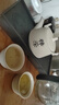 小套裝宿舍家用粗陶瓷懷舊功夫茶具套裝一壺二杯泡茶提梁壺 一壺二杯+茶盤(pán) 曬單實(shí)拍圖