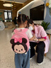 迪士尼（Disney）松松幼兒園書(shū)包中小班男女孩可愛(ài)防走失出游背包ST80082米妮粉色 曬單實(shí)拍圖