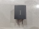 倍思雙口充電頭USB插座多口快充5V2A/1A充電器插頭 適用iPhone15/14/13華為小米安卓手機iPad平板 黑 曬單實(shí)拍圖