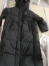 鴨鴨（YAYA）2025年新款300+充絨東北防寒羽絨服男女同款冬季加厚長(cháng)款過(guò)膝外套 青光黑色 XL (180) 男女同款【155-175斤】 曬單實(shí)拍圖
