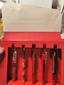 百樂(lè )（PILOT）紅色中性筆簽字筆水性筆0.5可擦筆文具套裝辦公用品紅筆教師節禮物送老師批改作業(yè)高顏值禮盒5支裝 曬單實(shí)拍圖