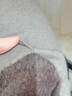 BESNOS意大利品牌100%羊毛褲保暖內衣女冬季加絨加厚德絨男秋衣秋褲棉褲 女士加厚駝色[羊毛+德絨] L 曬單實(shí)拍圖