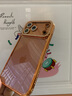 朵卡星宇橙色適用蘋(píng)果17手機殼16promax新iphone15Promax透明14全包11防摔13高級12鑲水鉆Air 電鍍-星宇橙色-鉆邊 iPhone17 曬單實(shí)拍圖