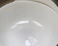 友來(lái)福陶瓷碗白瓷小碗家用4.5英寸骨瓷米飯碗面碗酒店飯碗套裝6只裝 曬單實(shí)拍圖