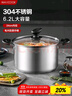 美廚（maxcook）湯鍋 304不銹鋼湯鍋湯煲24cm 加厚復合底 電磁爐通用MCT8220 曬單實(shí)拍圖