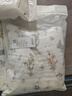 嫚熙（EMXEE）嬰兒紗布浴巾純棉寶寶新生兒童大尺寸浴巾 綺幻花信 110×110cm 曬單實(shí)拍圖