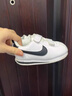 耐克（NIKE）童鞋 秋季新款時尚運動鞋嬰童學步鞋CORTEZ BASIC小童鞋休閑鞋 寶寶鞋/魔術貼易穿著/白藏青 27 10C/16cm 曬單實拍圖