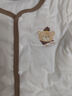 童泰寶寶上衣秋冬季純棉夾棉嬰兒衣服兒童內衣男童女童對開(kāi)棉衣 暖白 90 曬單實(shí)拍圖