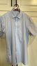 杉杉【DP免燙】短袖襯衫男純棉夏季新品商務(wù)正裝襯衣 藍色條紋 41 曬單實(shí)拍圖