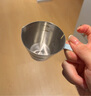 Bincoo咖啡萃取杯不銹鋼量杯濃縮接液意式咖啡機(jī)盎司杯100ml奶盅 曬單實(shí)拍圖