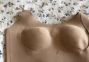 OEING側收大杯收副乳內衣女大胸顯小聚攏防下垂胸罩粉底液無(wú)鋼圈文胸罩 粉底液 XL （38/85BCD-建議125-140斤） 曬單實(shí)拍圖