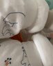 童泰寶寶套裝秋冬嬰兒夾棉衣服兒童對開(kāi)內衣灰色 100cm 曬單實(shí)拍圖