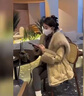 獨孤伽羅皮毛一體羽絨服女狐貍毛大毛領(lǐng)皮草外套氣質(zhì)名媛連帽新年戰袍大衣 黑色 S 曬單實(shí)拍圖
