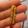 領(lǐng)豐金（LING FENG GOLD）黃金銅錢(qián)實(shí)心五帝錢(qián)幣9999足金投資金小克重生日節日禮物收藏儲值 生意乾隆 1g 曬單實(shí)拍圖