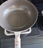 九陽(yáng)（Joyoung）炒鍋炒菜不粘鍋平底鍋鈦鍋煎鍋電磁爐燃氣通用0氟有鈦瓷鎏金32cm 曬單實(shí)拍圖