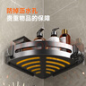 佳幫手置物架衛(wèi)生間浴室用品置物架免打孔壁掛廁所洗漱臺(tái)三角收納架子 曬單實(shí)拍圖
