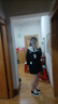 櫻島依水手服jk制服日系海軍領(lǐng)學(xué)院風(fēng)紺三本基礎款班服套裝女楊超越同款 長(cháng)袖+白方巾+紺A字短裙42cm+襪 M 建議95-105斤 曬單實(shí)拍圖