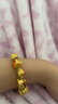 曼卡龍黃金轉運珠小甜品足金吊墜掛墜可DIY手鏈送女友定價(jià)七夕禮物 曬單實(shí)拍圖