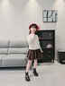 班尼路童裝女童裙子春秋燈芯絨公主裙女孩百褶裙2025新款時(shí)尚半身裙短裙 【公主裙】紅 130 曬單實(shí)拍圖