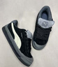 彪馬（PUMA）【面包鞋】經(jīng)典復(fù)古滑板鞋男女撞色休閑鞋SUEDE XL399099 黑色-迷霧灰-大理石灰-02 40 曬單實(shí)拍圖