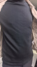 布先生熱膽小高領(lǐng)加厚長袖打底白色T恤男春秋純色打底衫上衣KT01878 【小高領(lǐng)】鋼琴黑 XL /180 曬單實拍圖