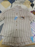 靜韻【深睡70】超柔軟涼感型睡衣女夏季短袖熊貓情侶家居服男女神節 曬單實(shí)拍圖